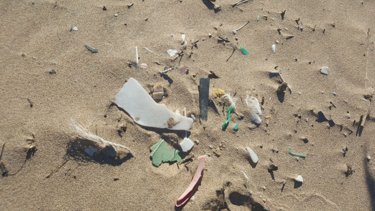 Plastikmüll am Strand